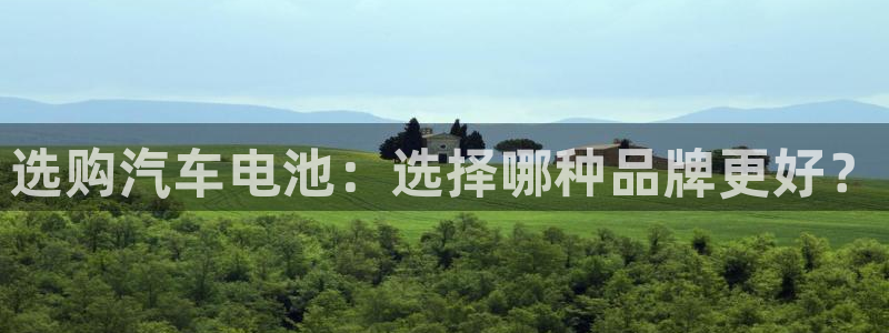 优发国际登录k8：选购汽车电池：选择哪种品牌更好？