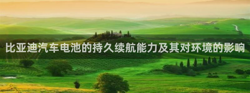 优发国际网官网17q8：比亚迪汽车电池的持久续航能力及其对环境的影响