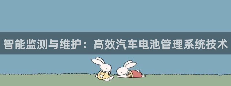 优发国际app登录不了：智能监测与维护：高效汽车电池管理系统技术