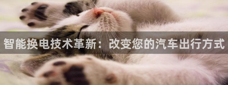优发国际平台g8：智能换电技术革新：改变您的汽车出行方式