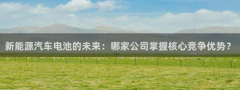 优发国际多少：新能源汽车电池的未来：哪家公司掌握核心竞争优势？