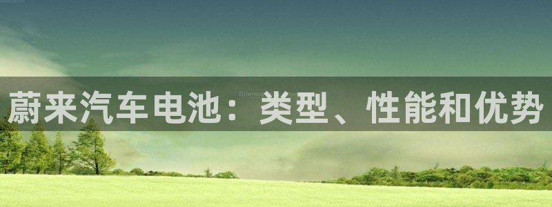 优发国际app登录密码：蔚来汽车电池：类